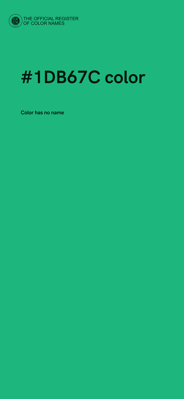 #1DB67C color image