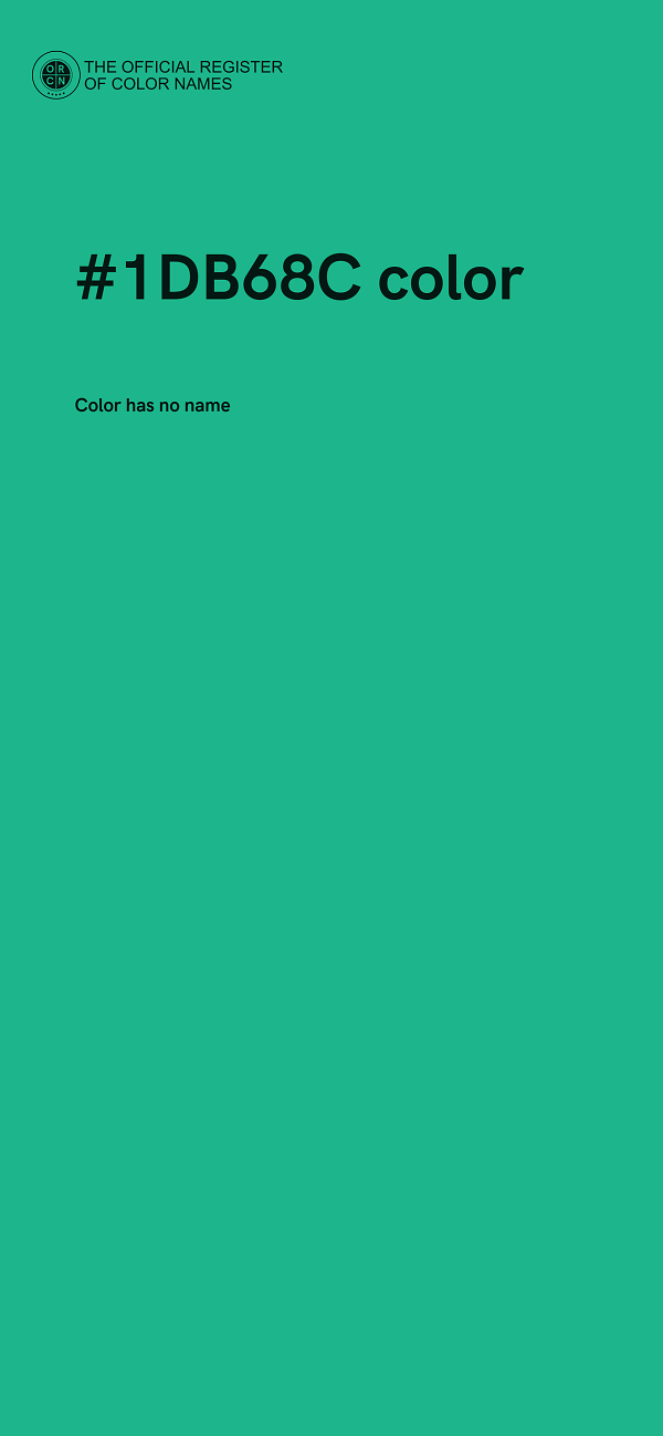 #1DB68C color image