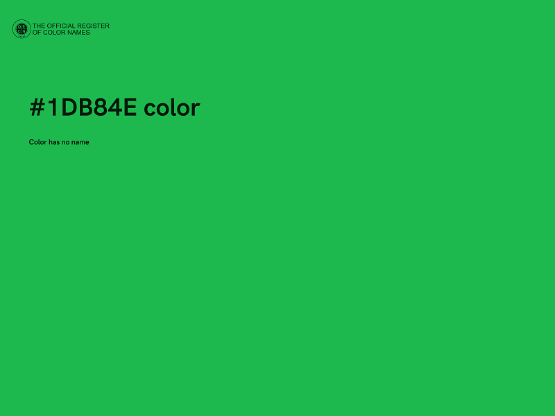 #1DB84E color image
