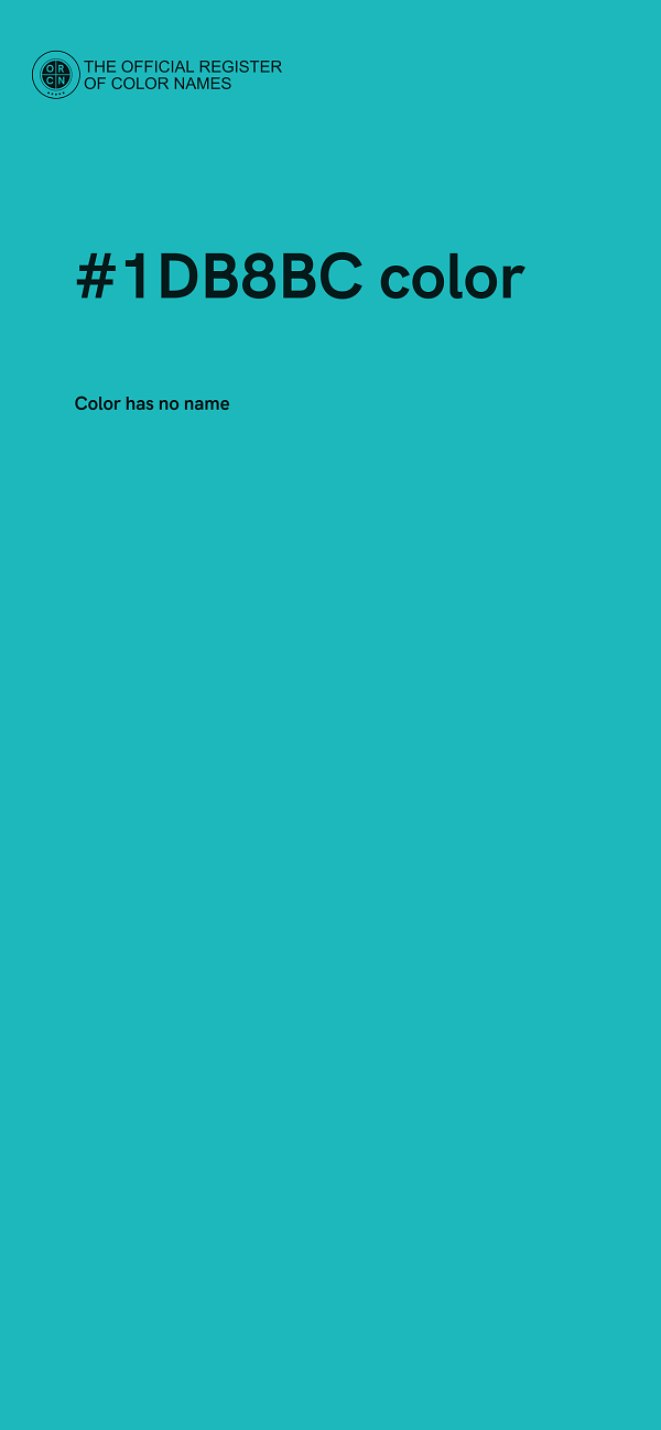 #1DB8BC color image