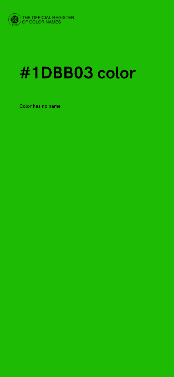 #1DBB03 color image