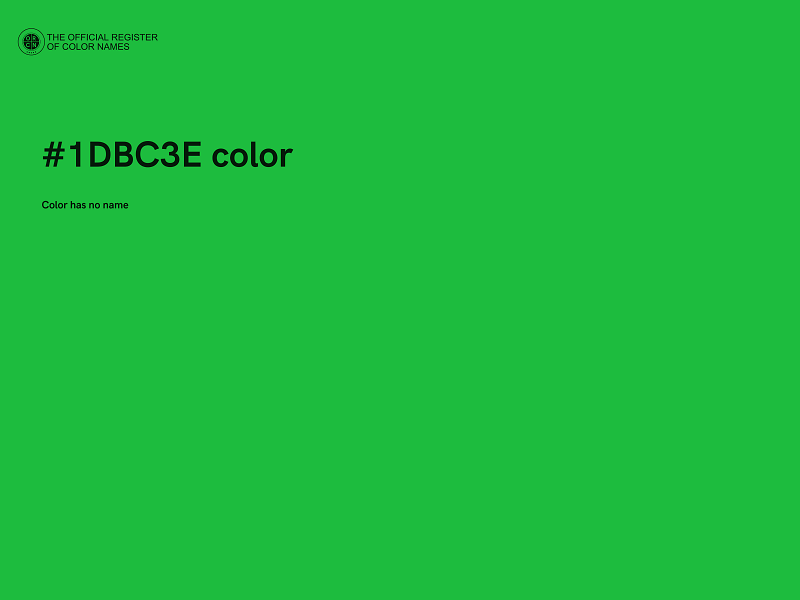 #1DBC3E color image