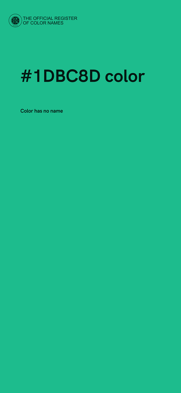 #1DBC8D color image