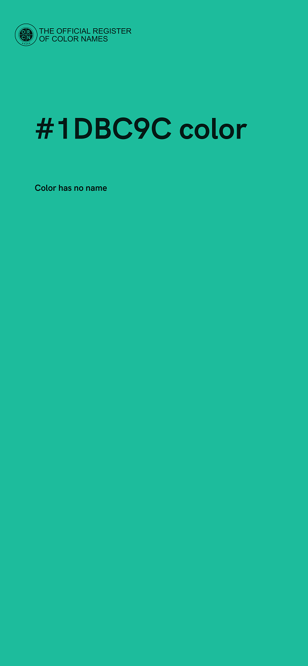 #1DBC9C color image