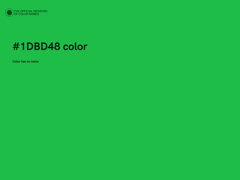 #1DBD48 color image