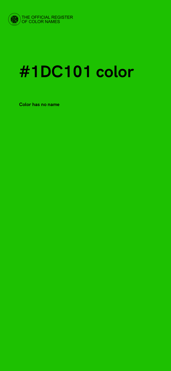#1DC101 color image