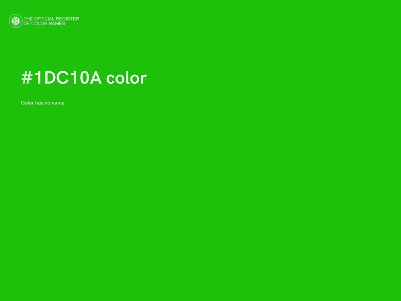 #1DC10A color image