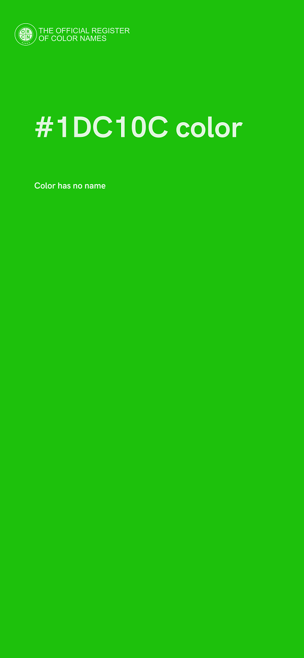 #1DC10C color image