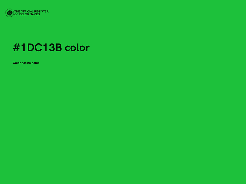 #1DC13B color image