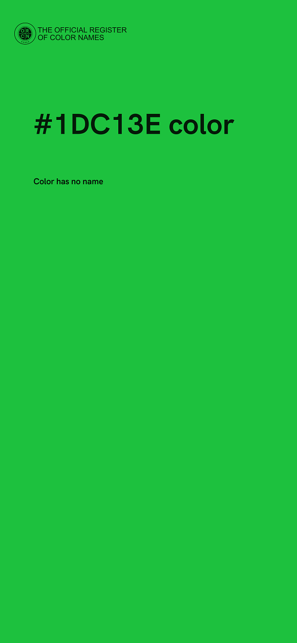 #1DC13E color image