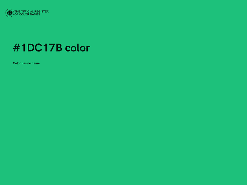 #1DC17B color image