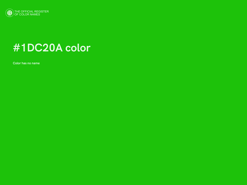 #1DC20A color image