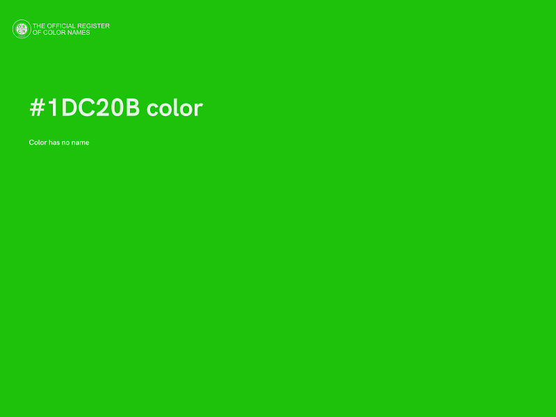#1DC20B color image