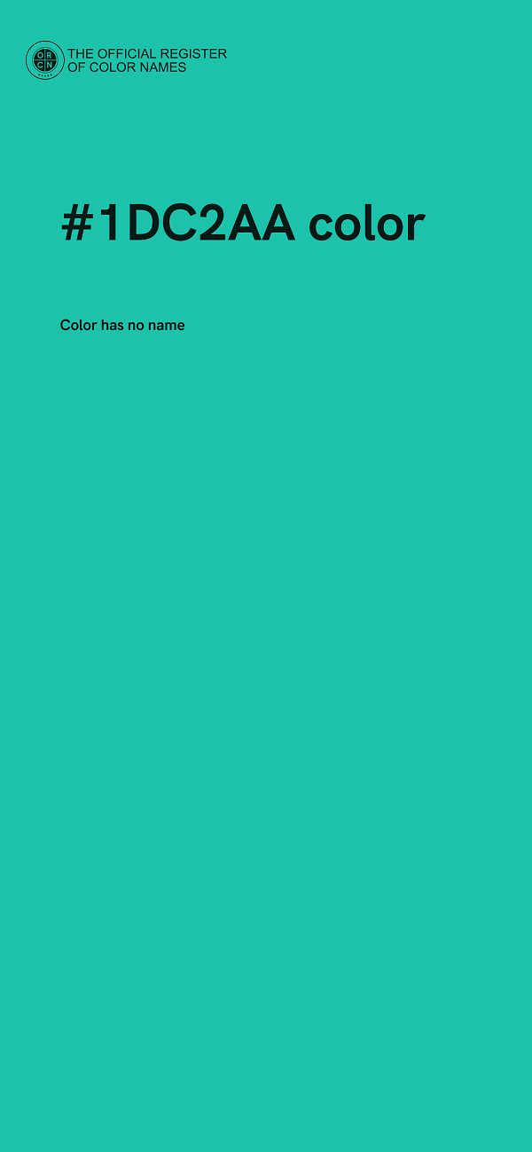 #1DC2AA color image