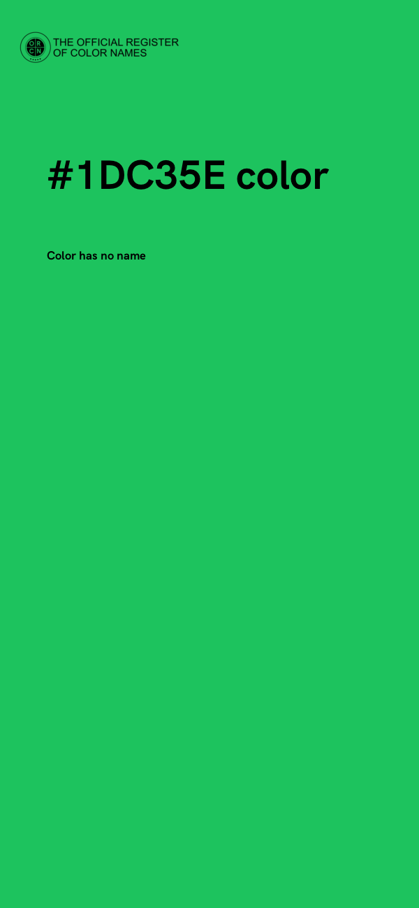 #1DC35E color image
