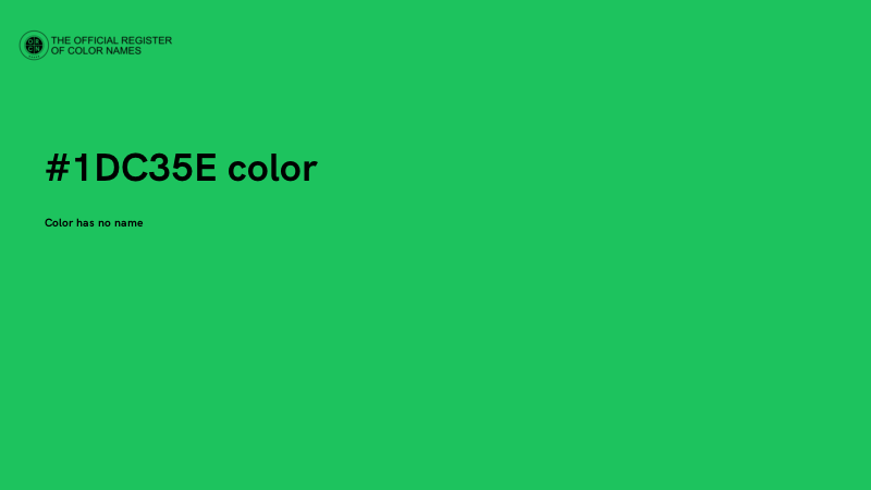 #1DC35E color image