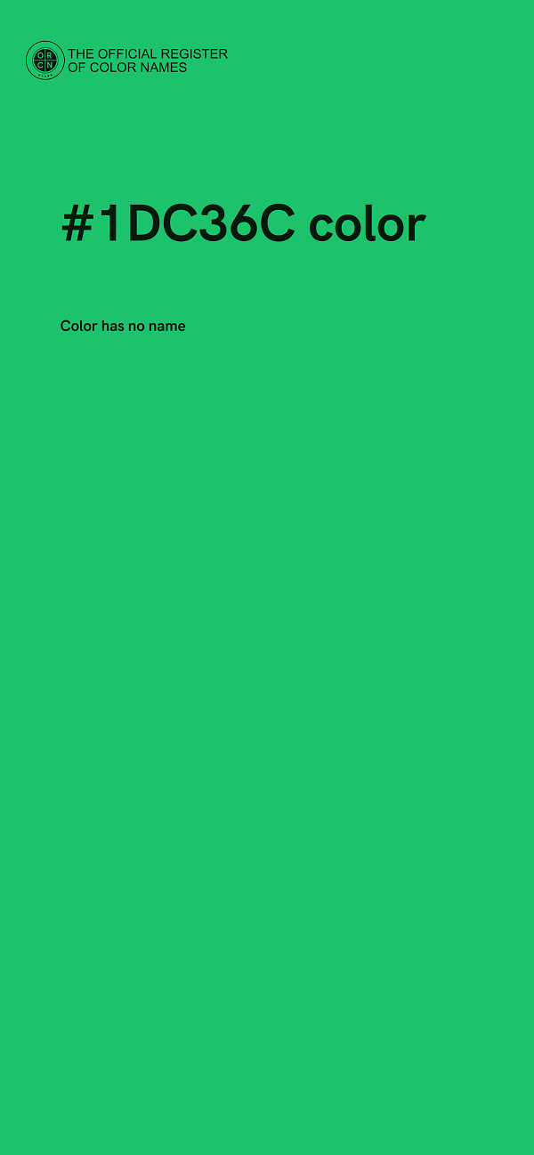 #1DC36C color image