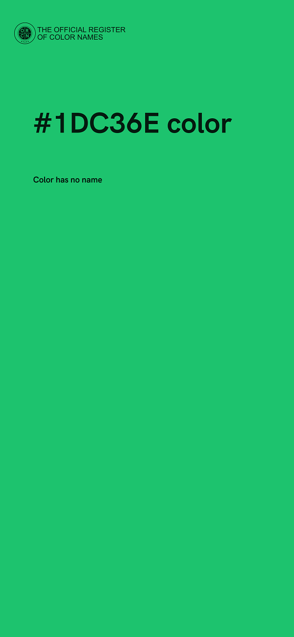 #1DC36E color image