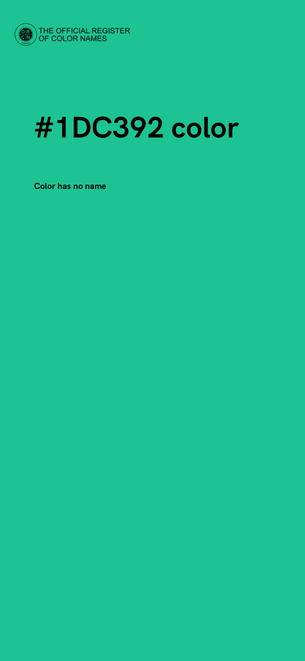 #1DC392 color image