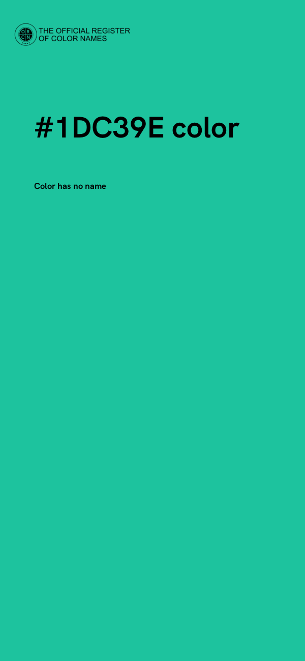 #1DC39E color image