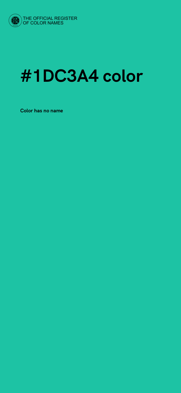 #1DC3A4 color image