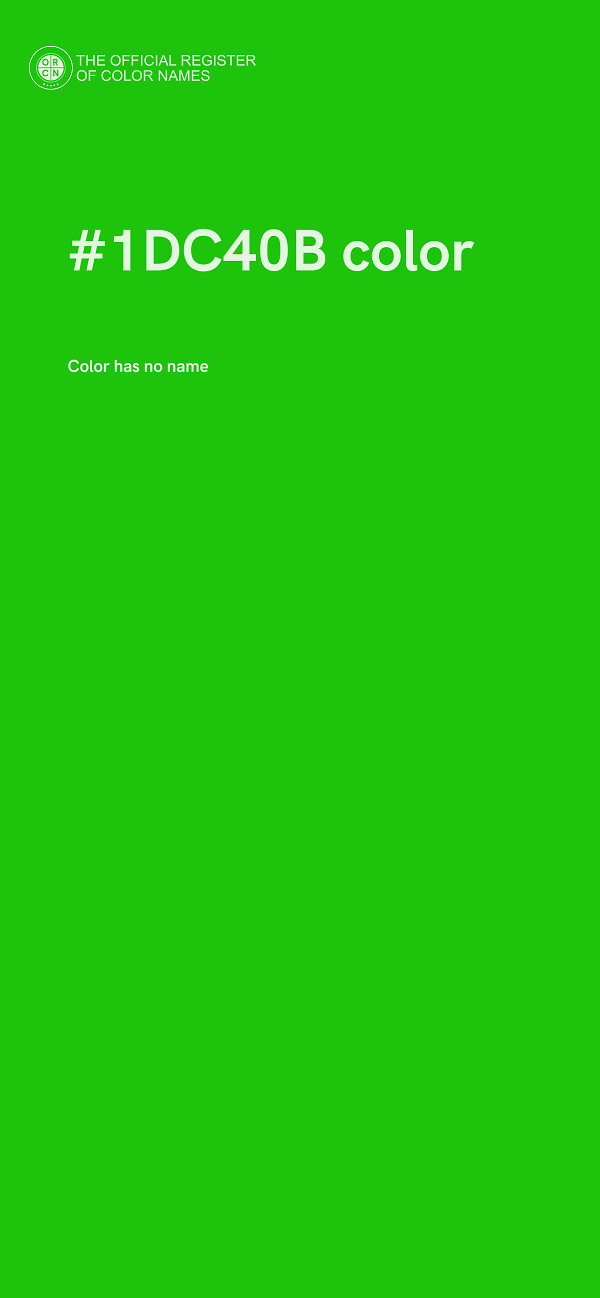 #1DC40B color image