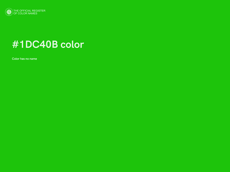 #1DC40B color image