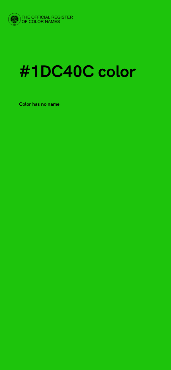 #1DC40C color image