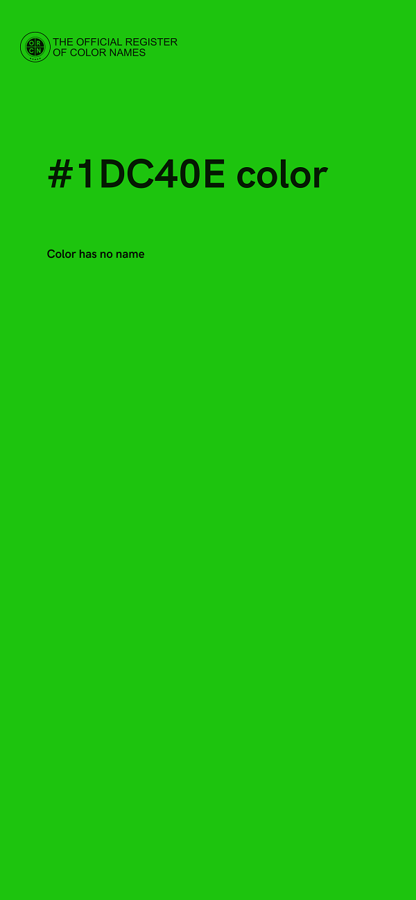 #1DC40E color image