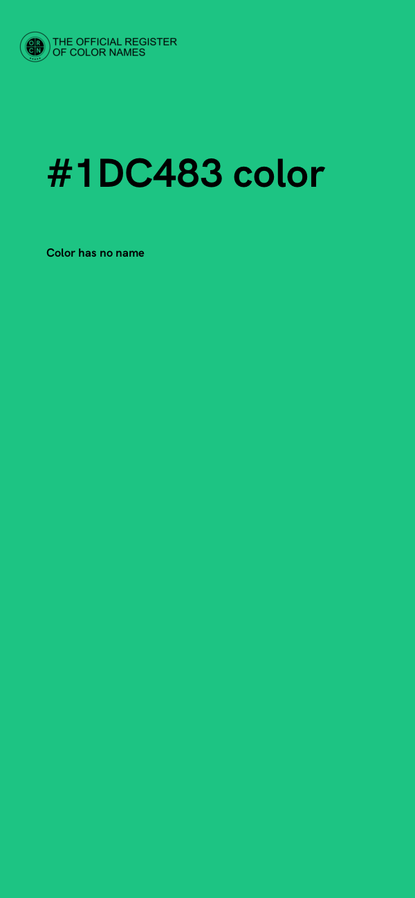 #1DC483 color image