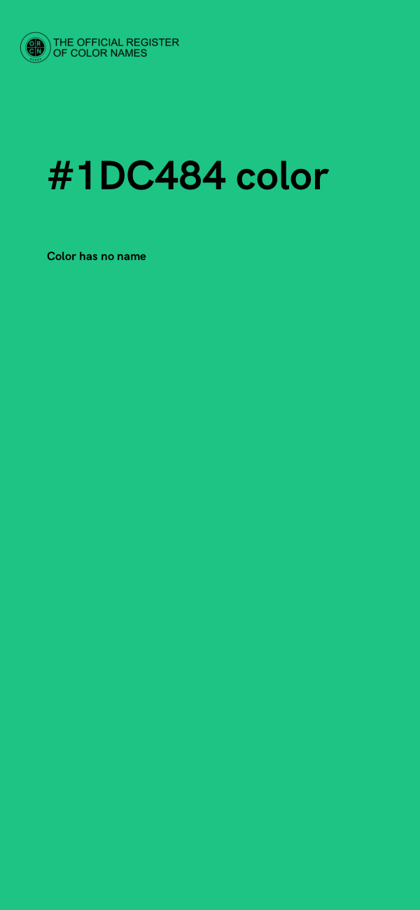 #1DC484 color image