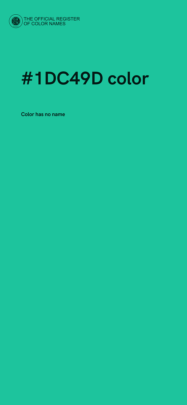 #1DC49D color image