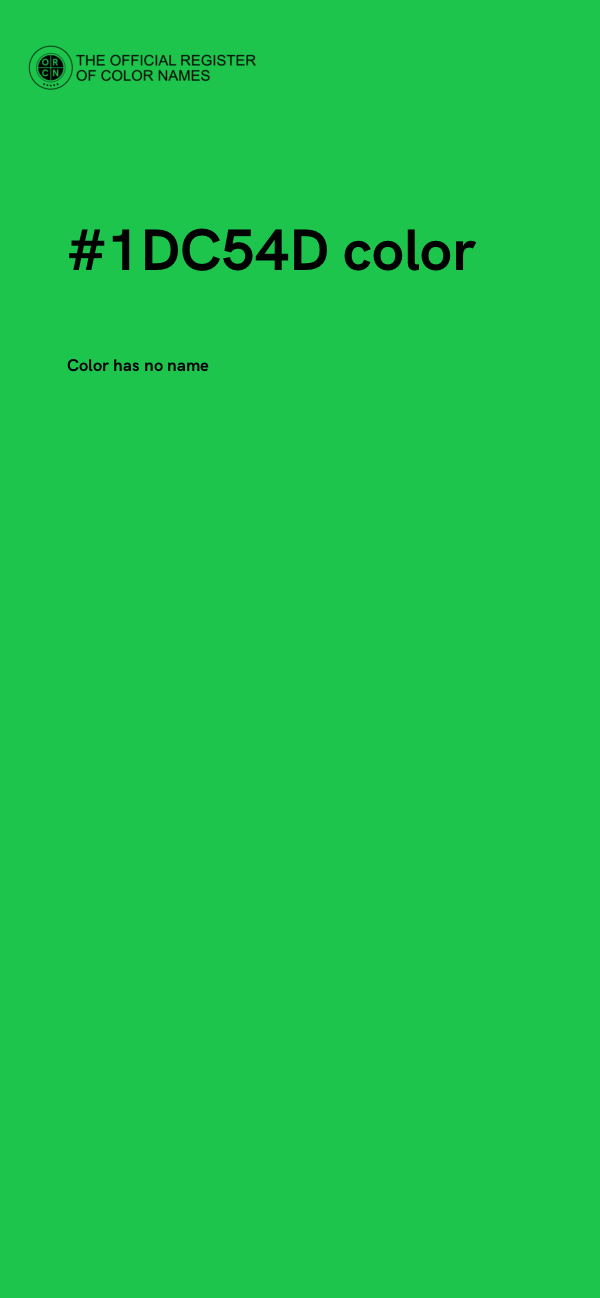 #1DC54D color image