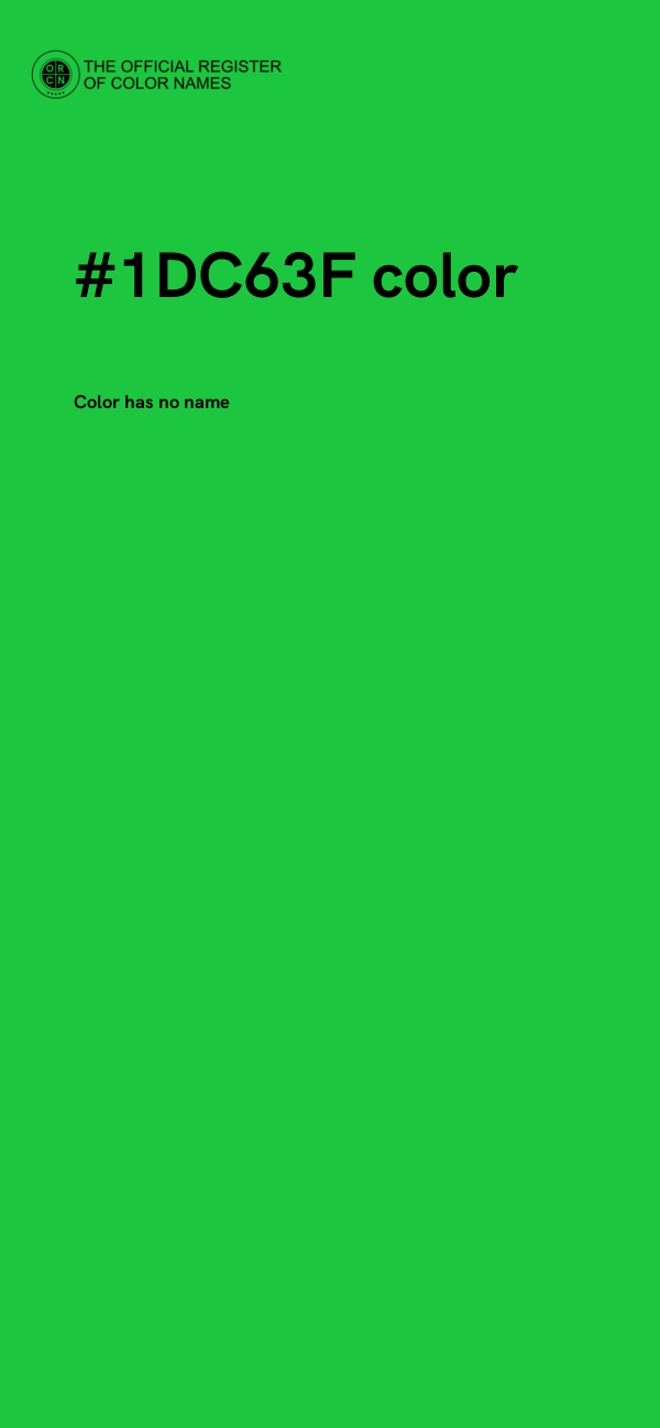 #1DC63F color image