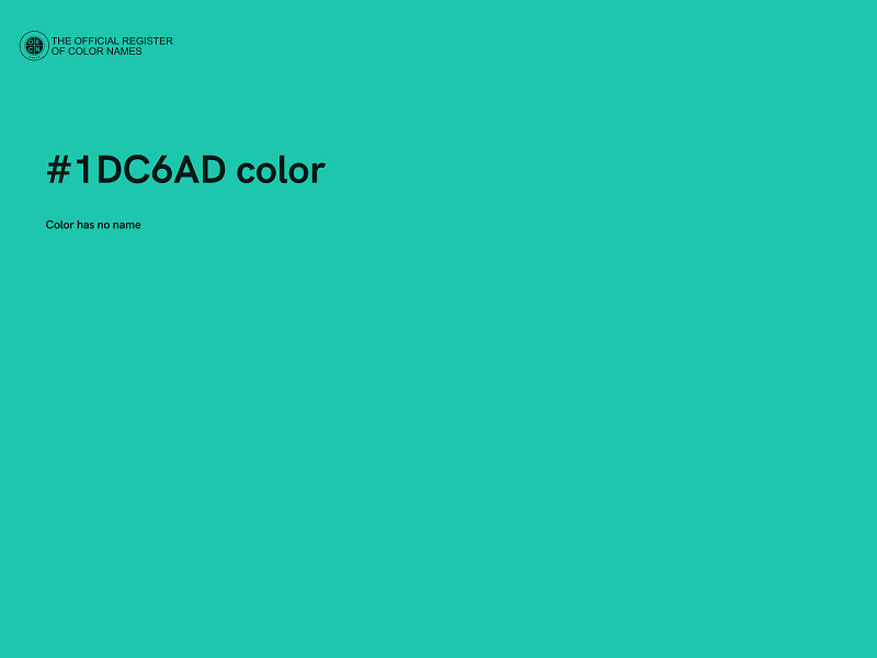 #1DC6AD color image