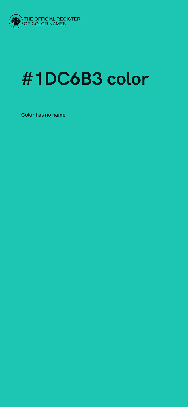 #1DC6B3 color image