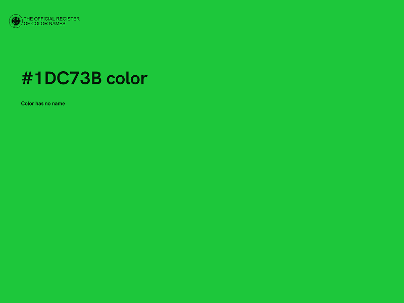#1DC73B color image