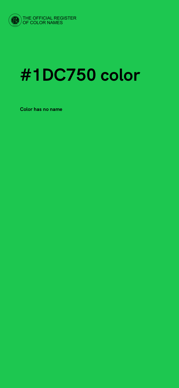 #1DC750 color image