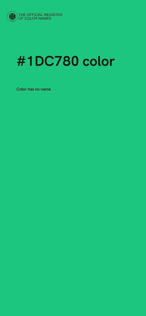 #1DC780 color image