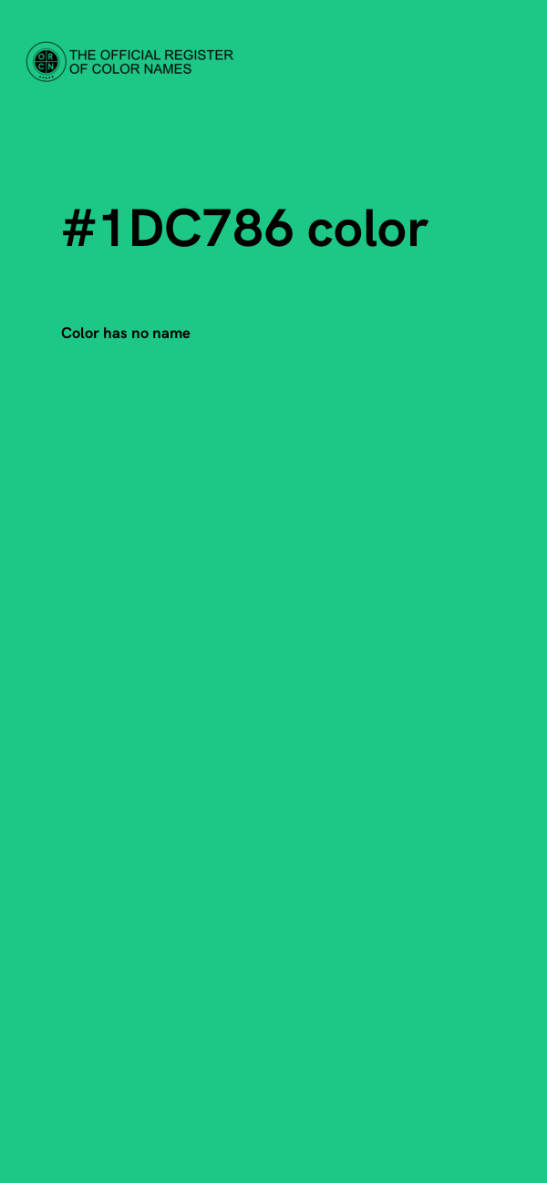 #1DC786 color image