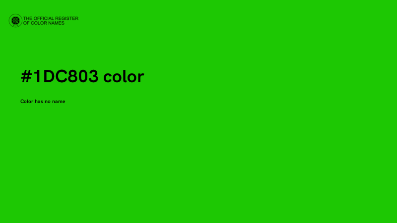 #1DC803 color image