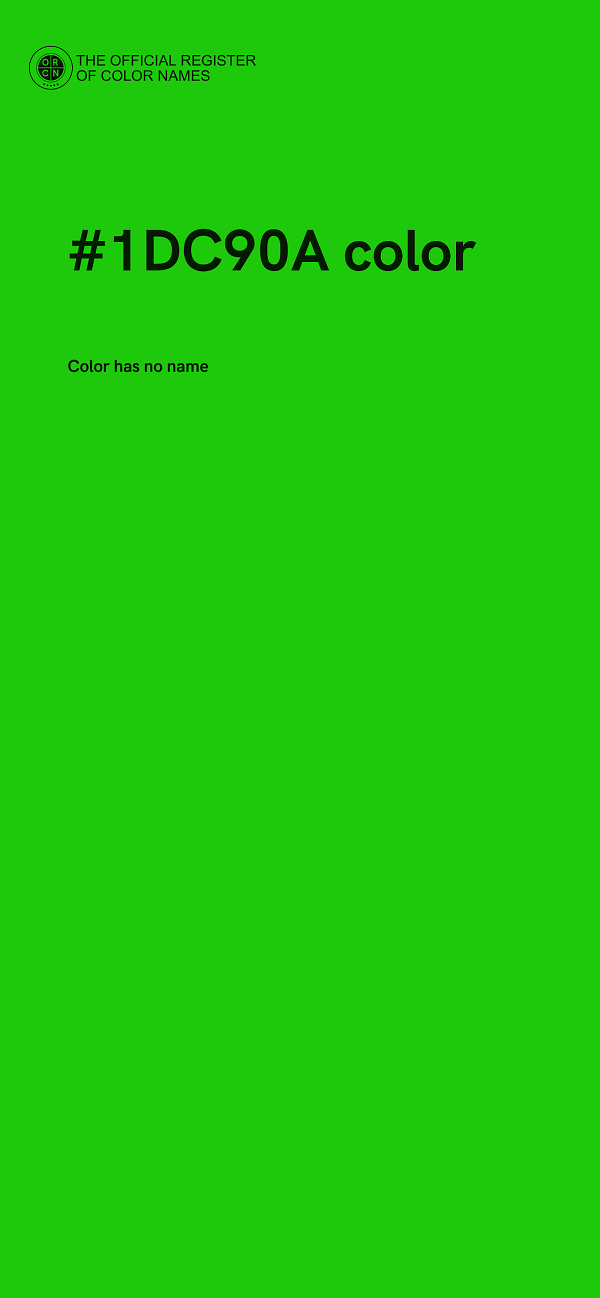 #1DC90A color image