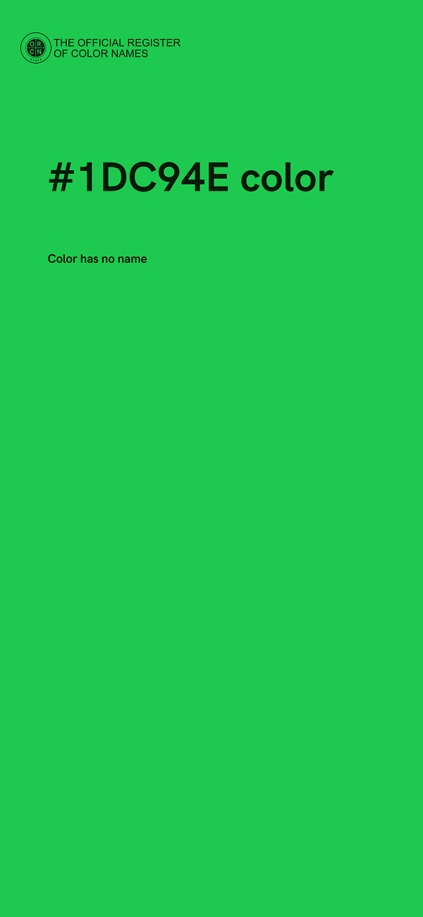 #1DC94E color image