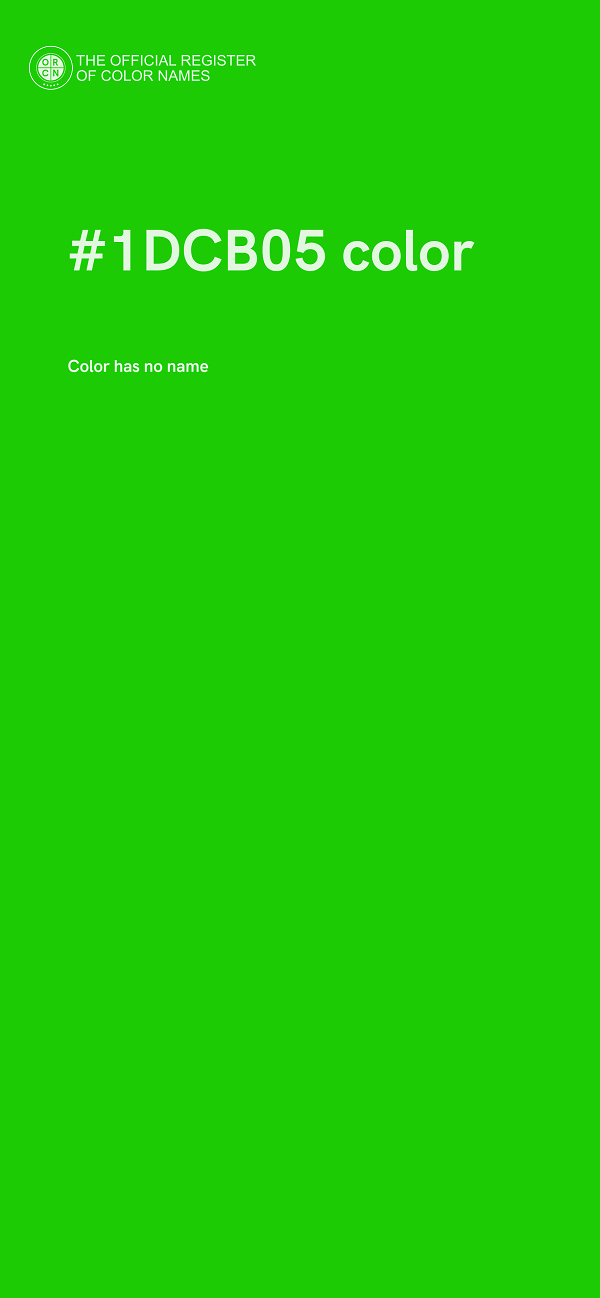 #1DCB05 color image