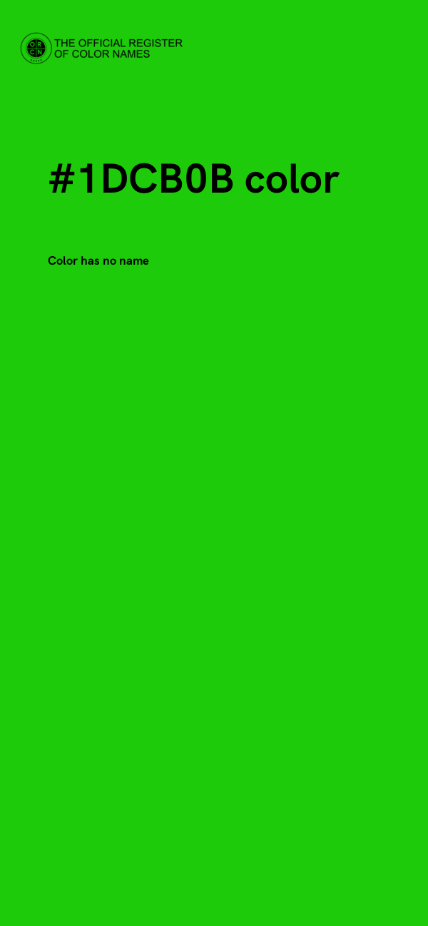 #1DCB0B color image