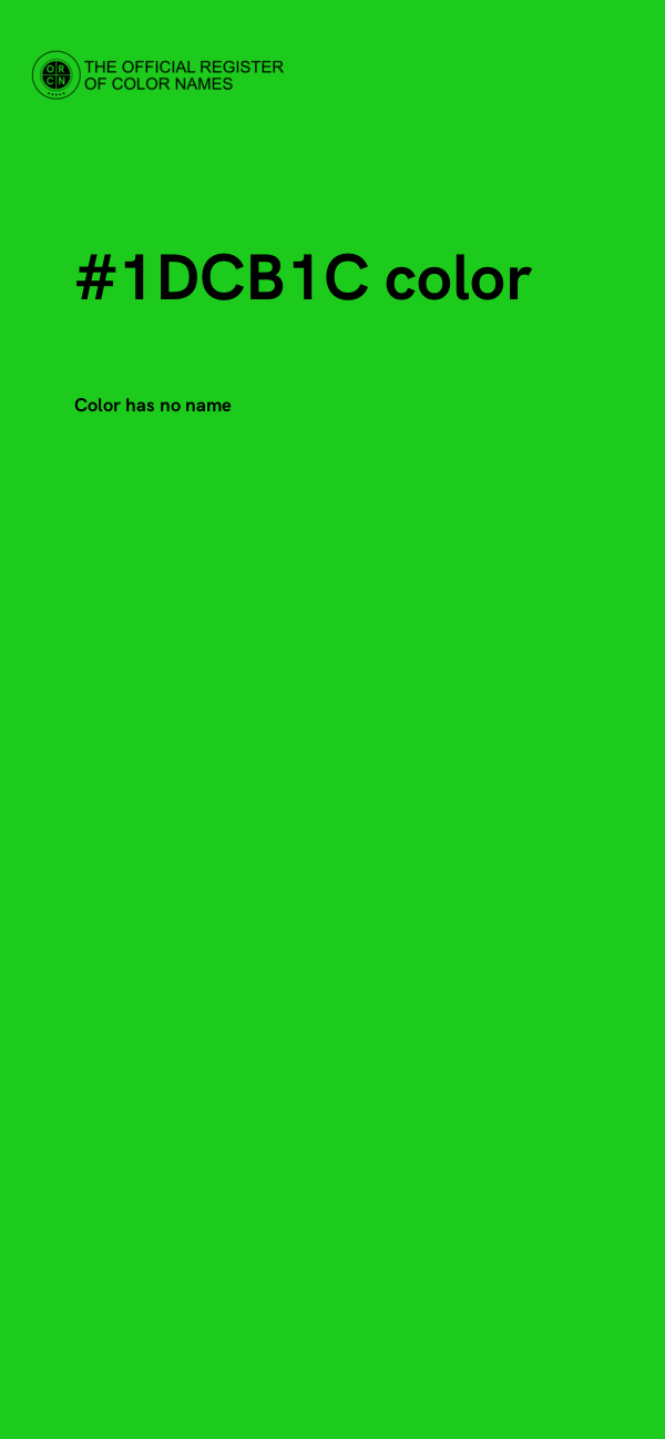 #1DCB1C color image