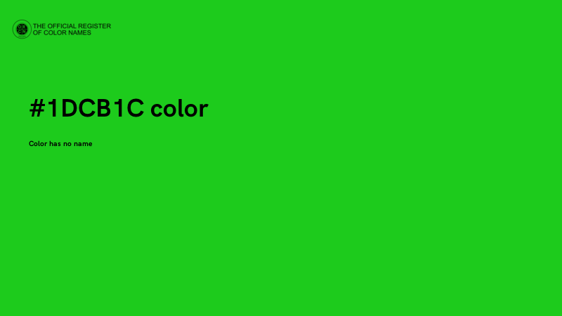 #1DCB1C color image