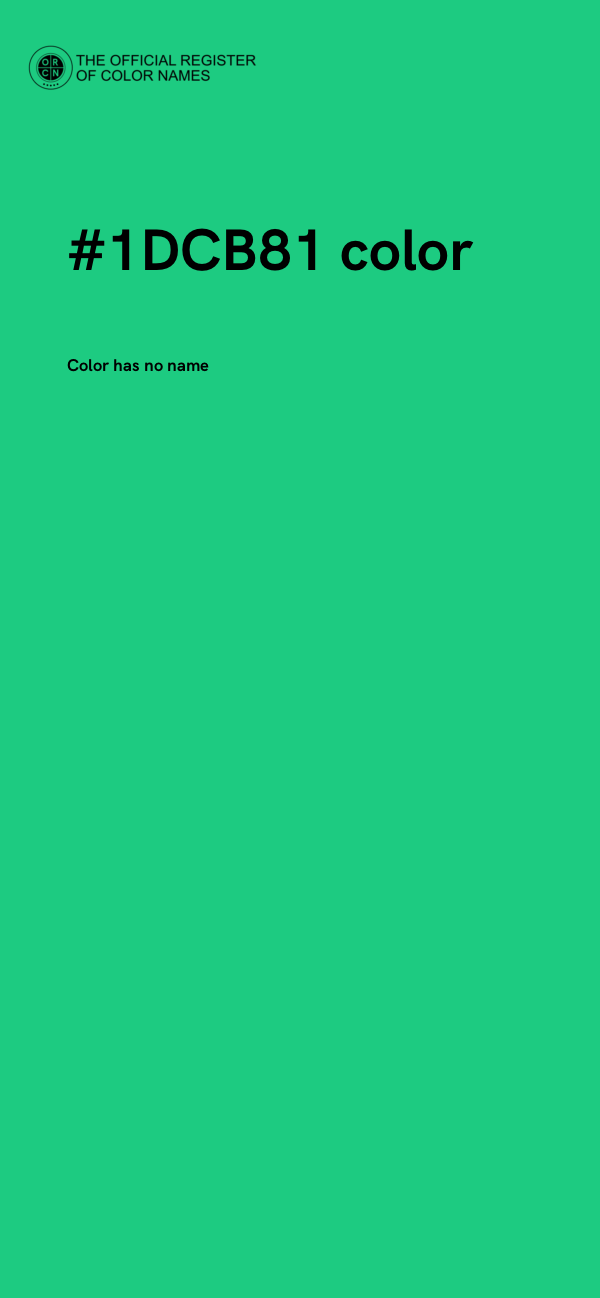 #1DCB81 color image