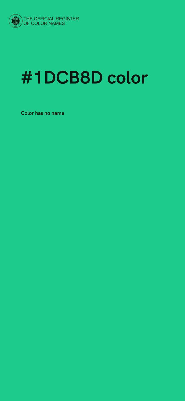 #1DCB8D color image