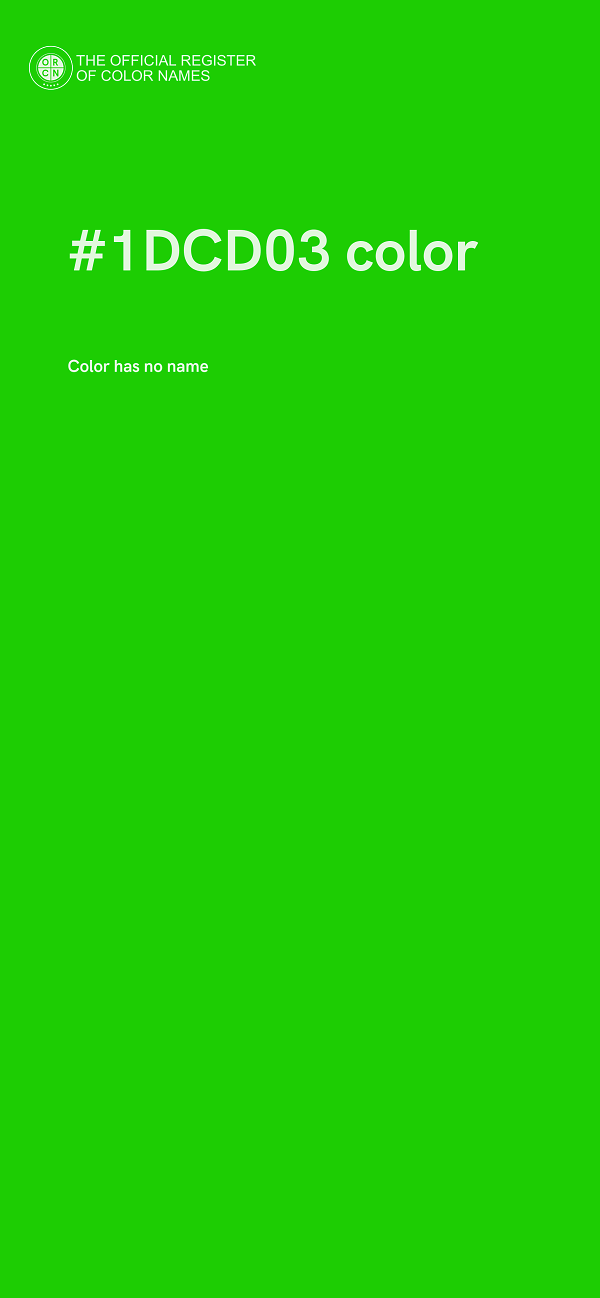 #1DCD03 color image